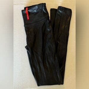 Spanx Faux Leather Leggings - 2437Q - Black - Petite